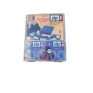 New Iomega Floppy Disks The Super Floppy‎ 100MB Multicolored Zip Disks 10 Pack
